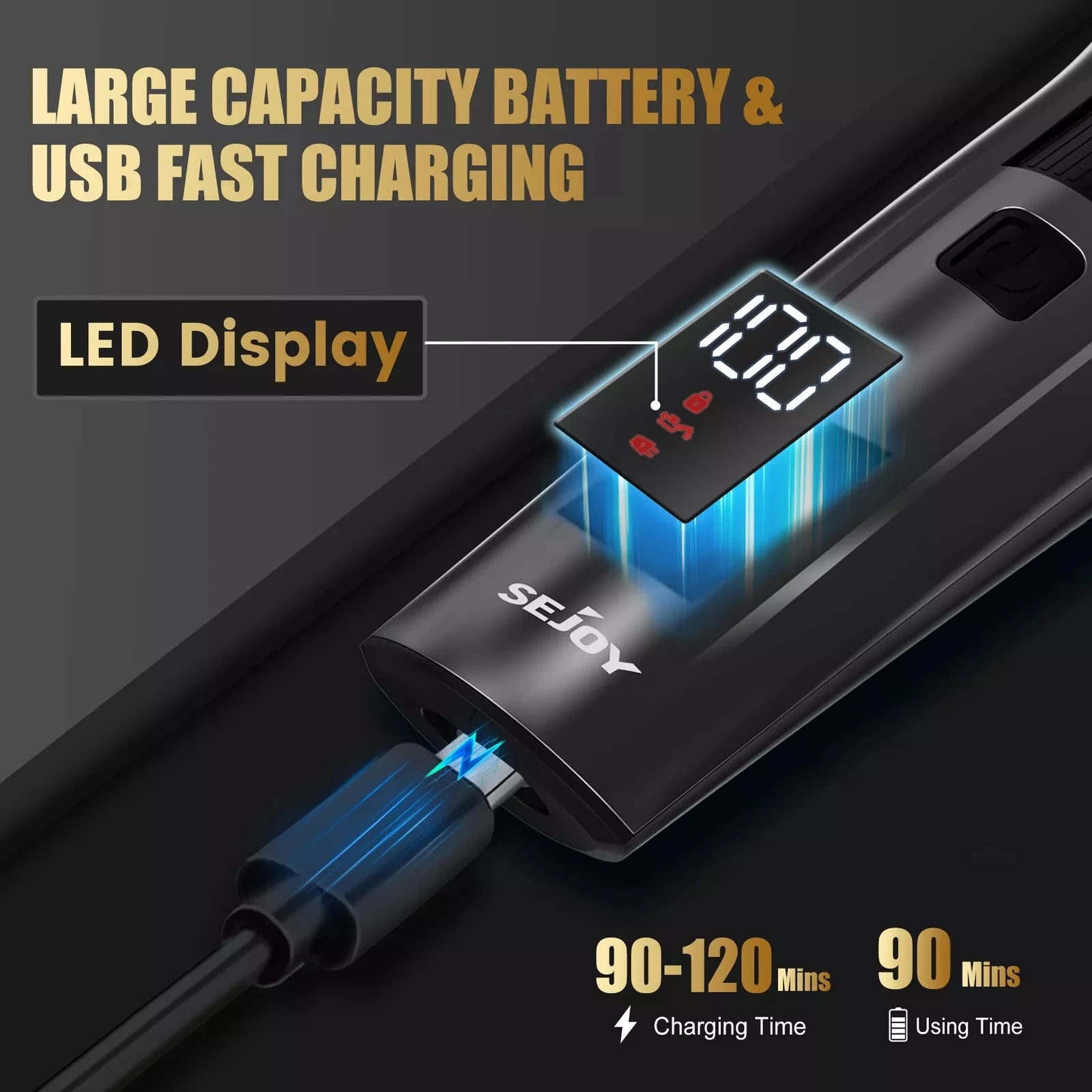 SEJOY Cordless Hair Clippers Kit