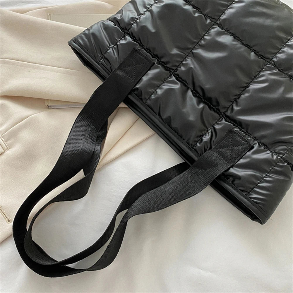 Quilted Cotton Padded Large Tote Bag