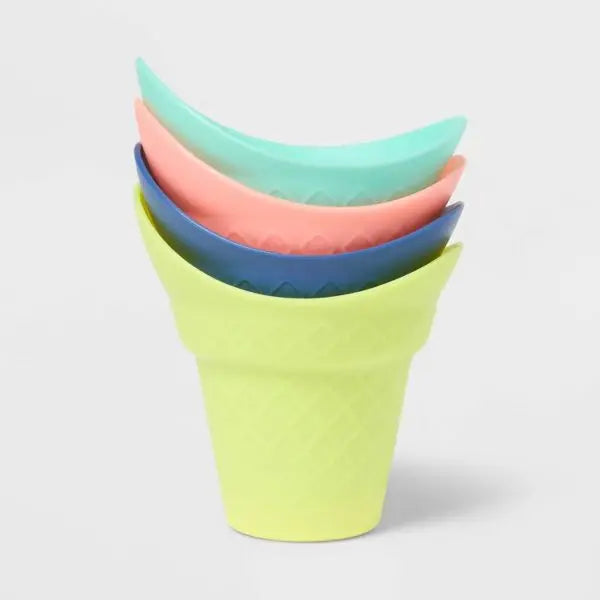 4PK Stainless Steel Ice Cream Scoop Set