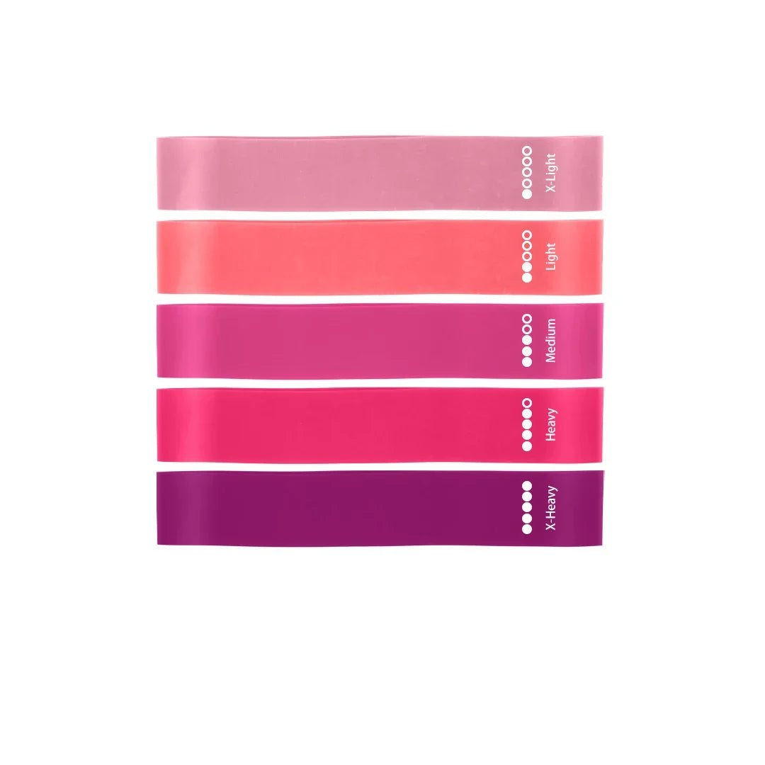 5Pcs Fitness Elastic Resistance Band Set