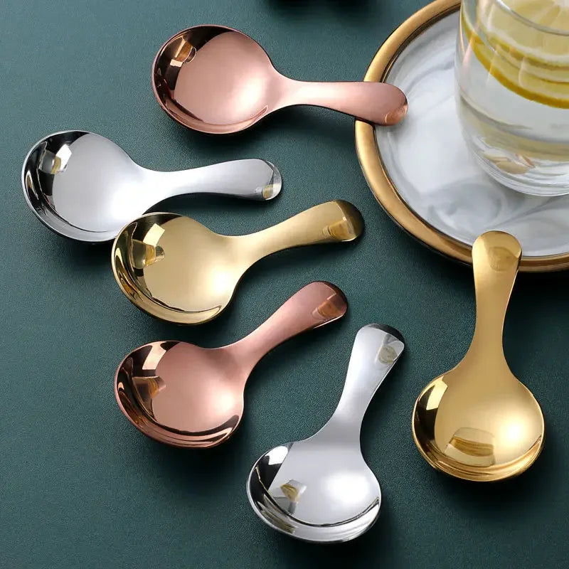 5PCS Aluminum Ice Cream Spoon Set