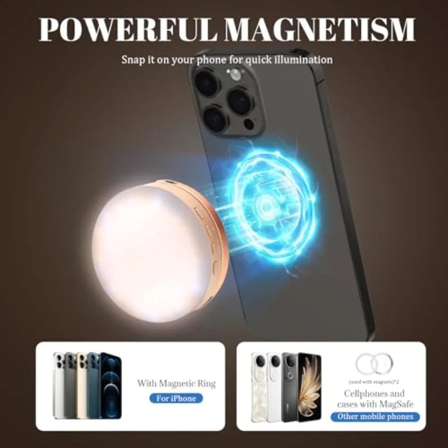 Magnetic LED Selfie Light for iPhone