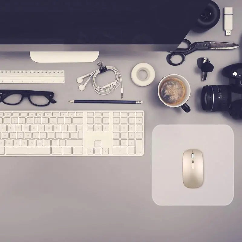 Tempered Glass Transparent Mouse Pad