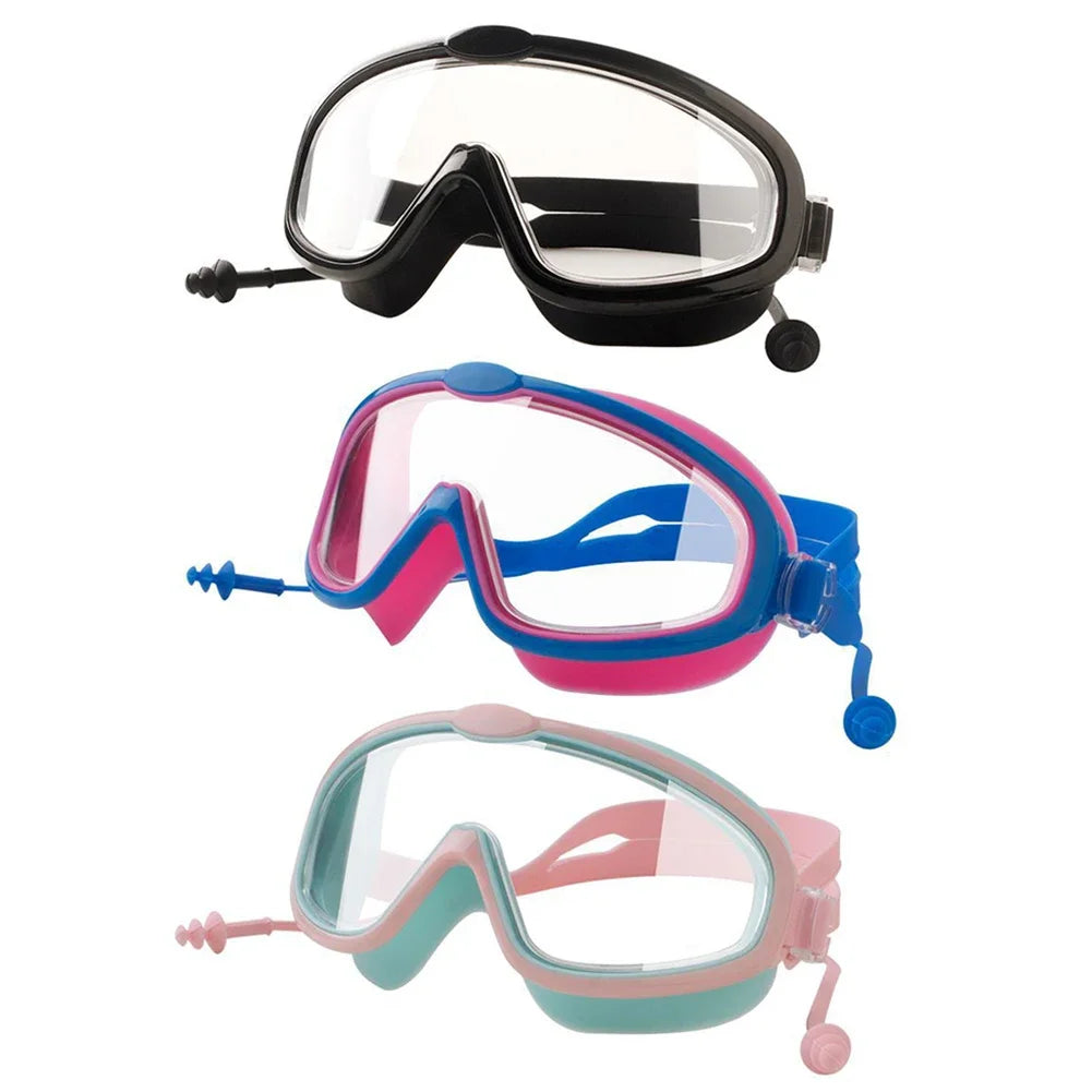 Kids HD Swim Goggles Waterproof Silicone