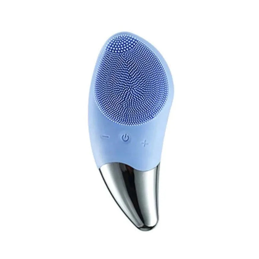 Silicone Facial Cleansing Brush Blue