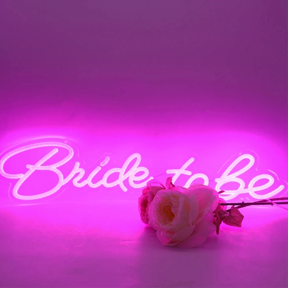Bride To Be LED Neon Wall Sign