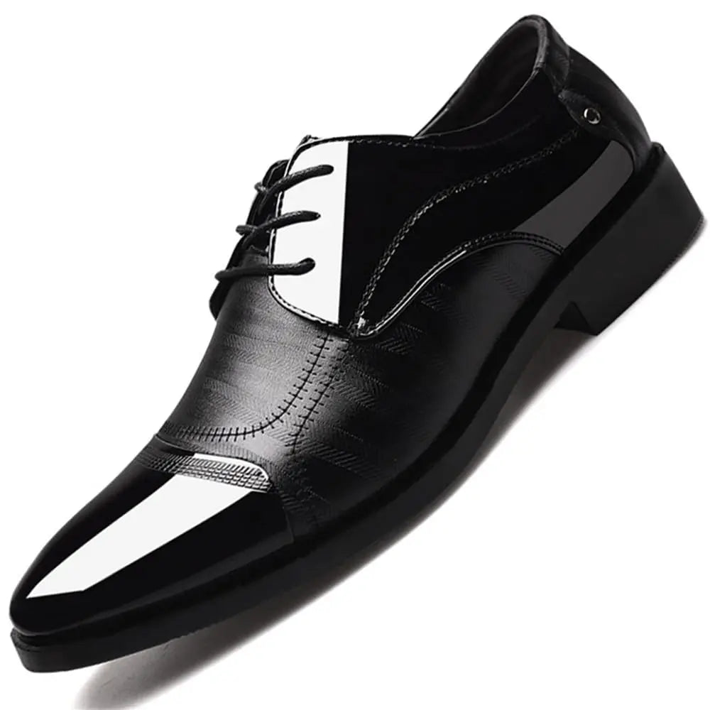 Men’s Patent Leather Business Oxfords