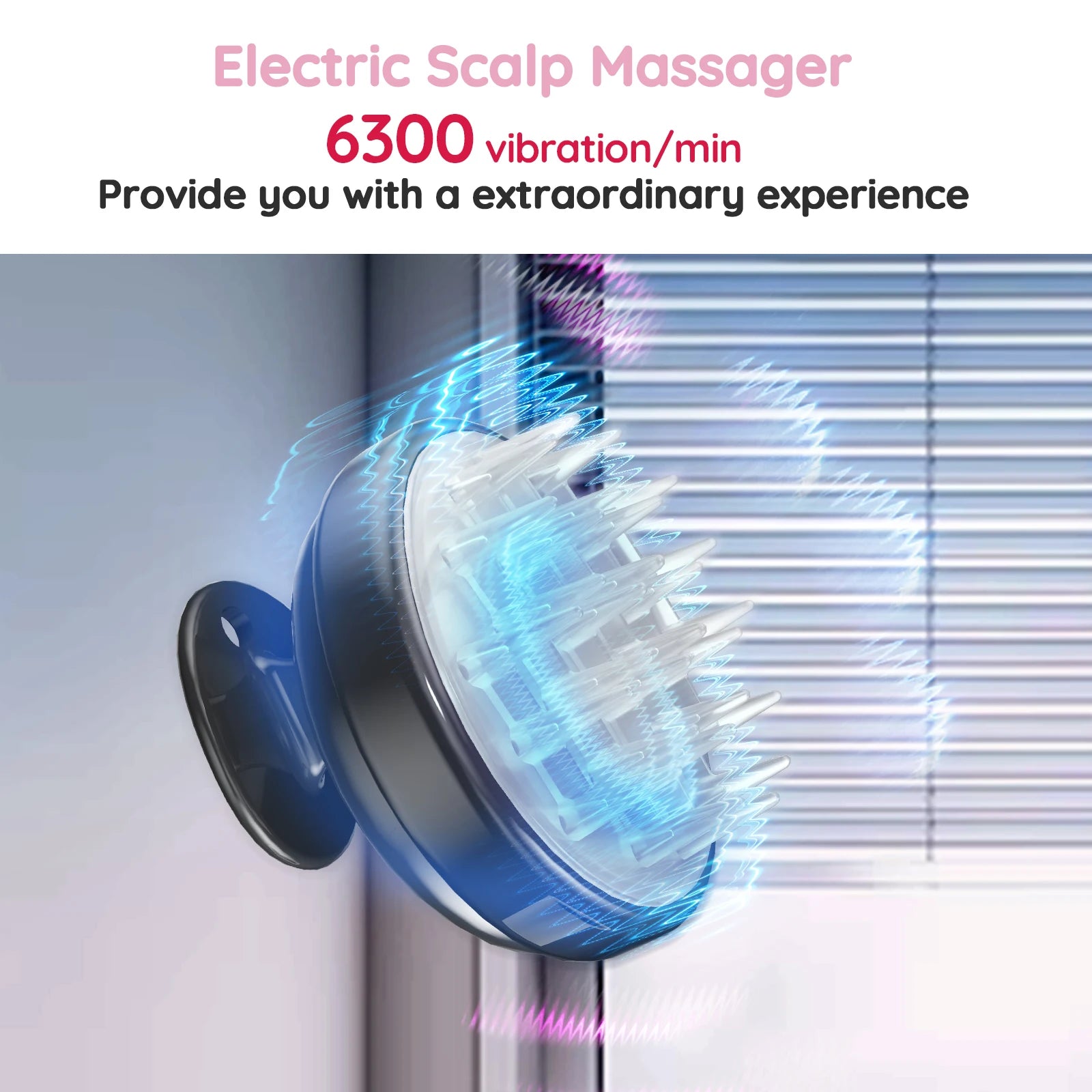 Wireless Electric Scalp Massager Comb