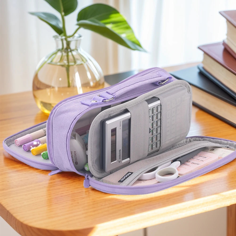 Multifunction Pencil Bag with Handle Case