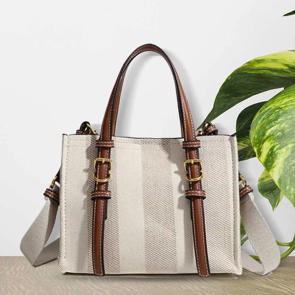 Retro PU Leather Tote Shoulder Bag