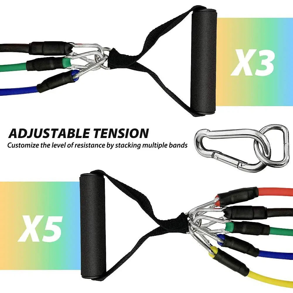 11PCS Resistance Bands for Fitness