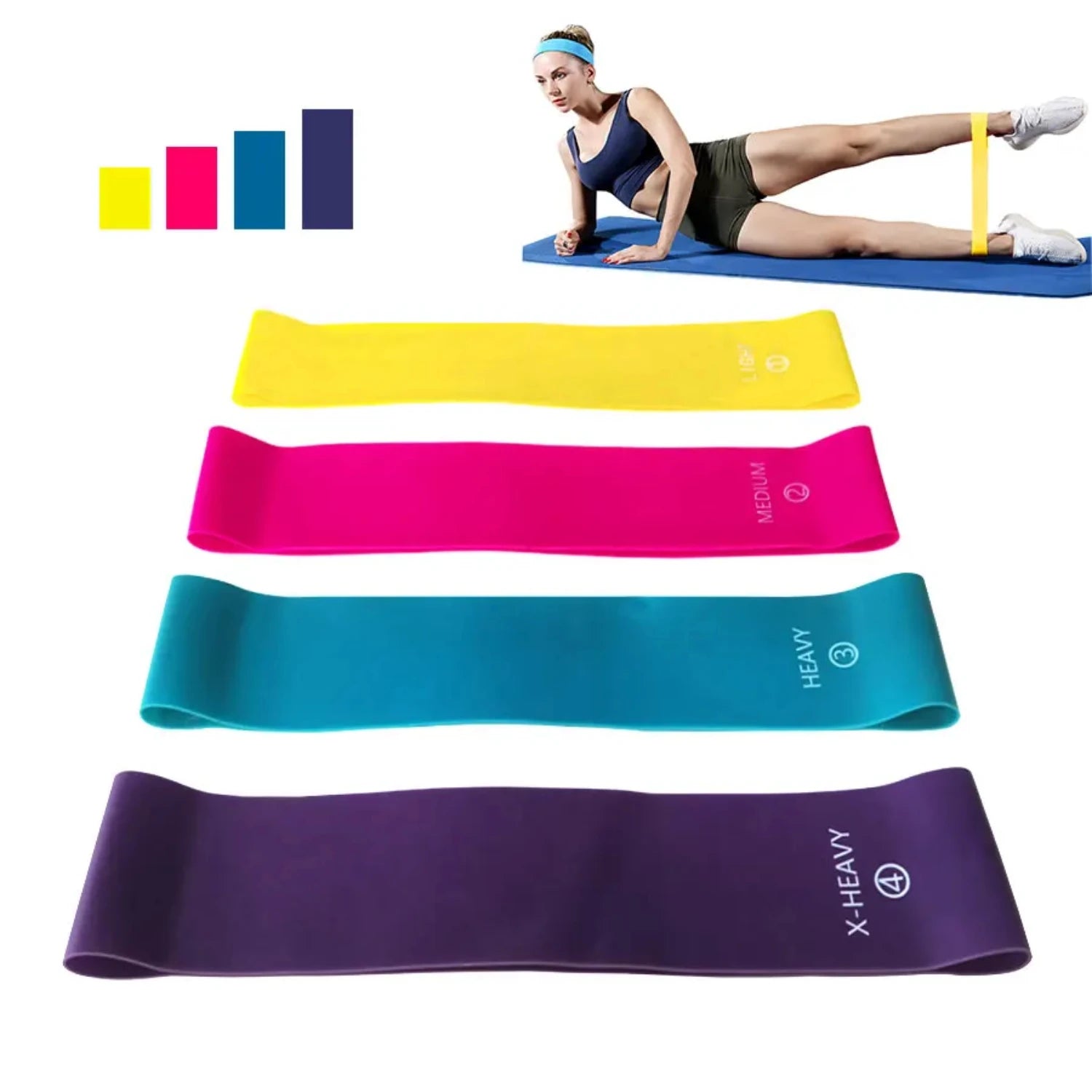 60cm Elastic Resistance Bands Set
