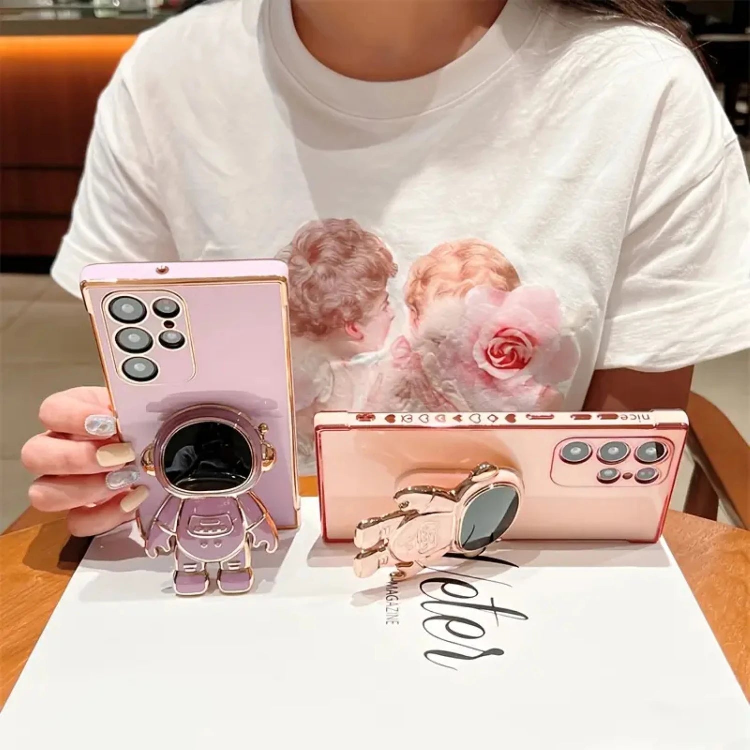 Astronaut Electroplating Galaxy Ultra Case