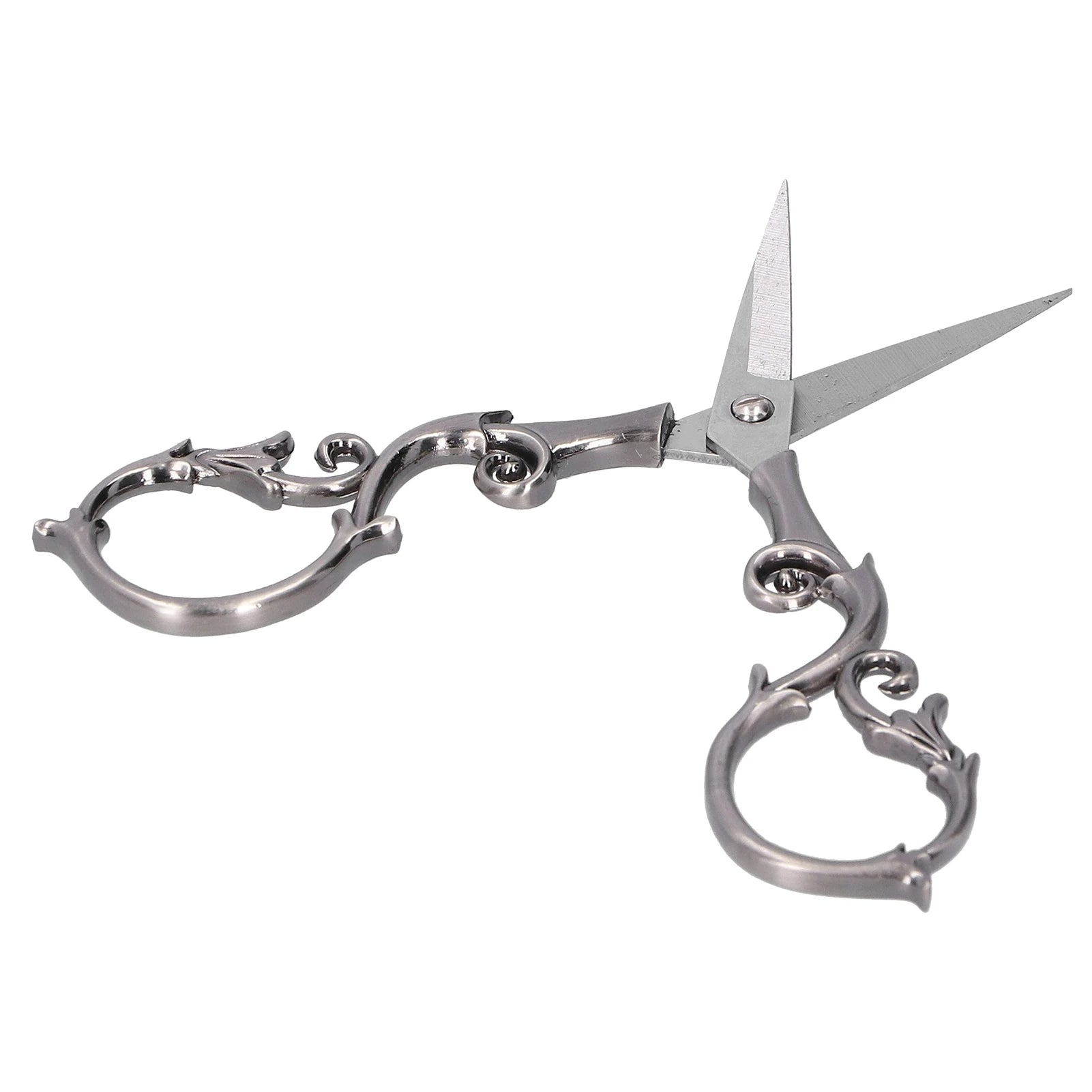 Vintage Gourd Scissors – Gray Silver Steel