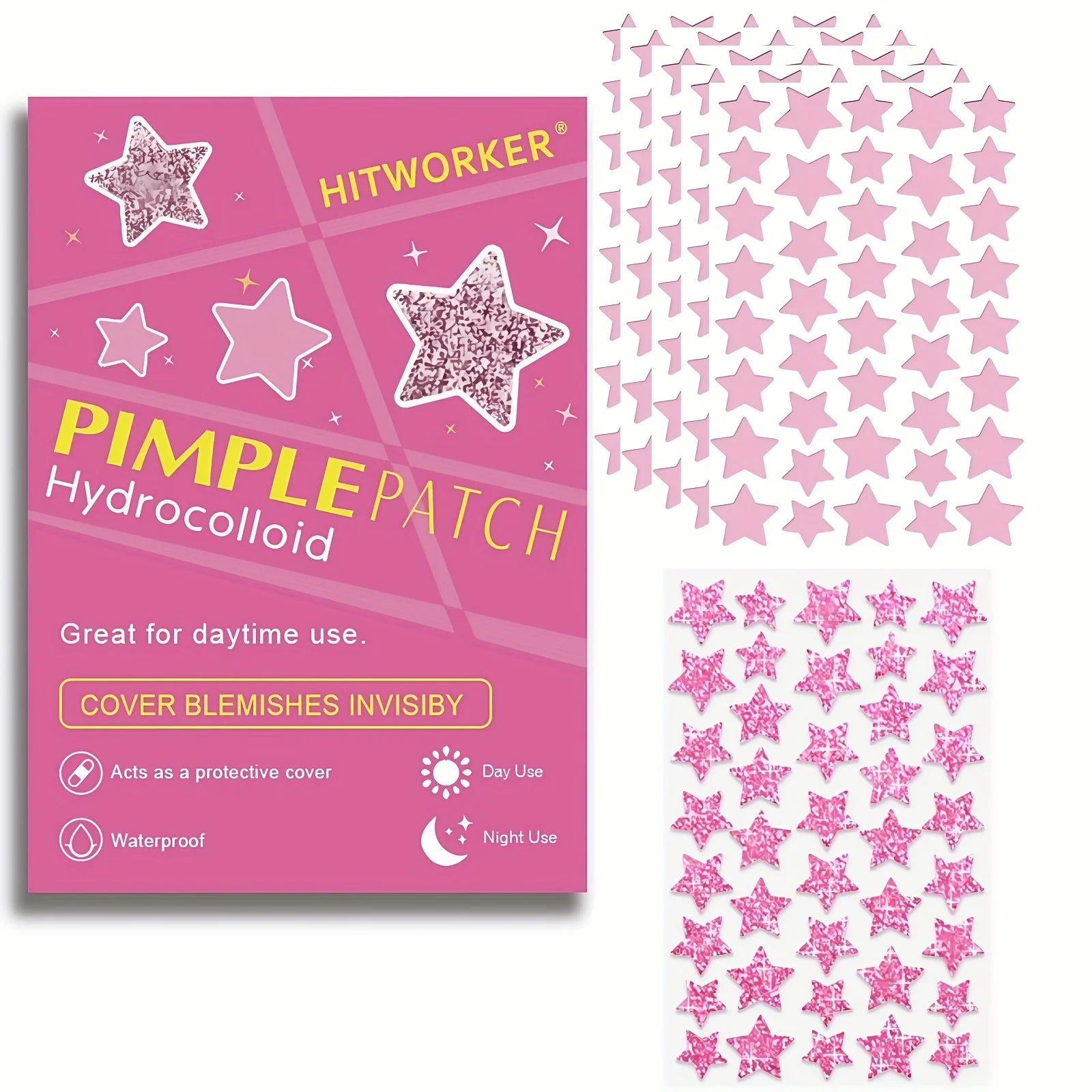 240pcs Colorful Star Acne Patch Set