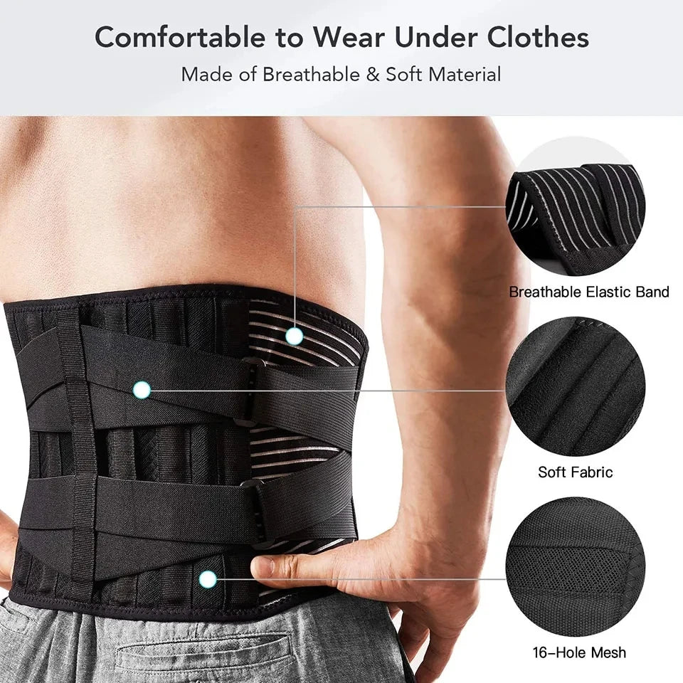 Adjustable Lumbar Support Back Belt