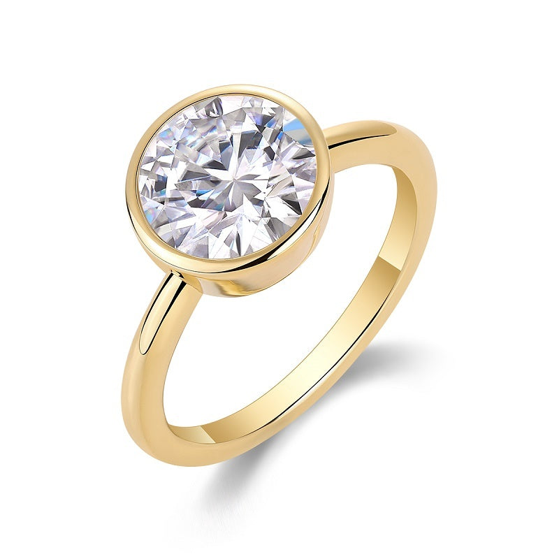Time Bubble Large Moissanite Ring