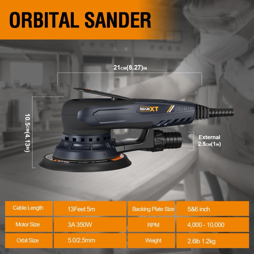 Electric 5mm Random Orbital Sander Kit