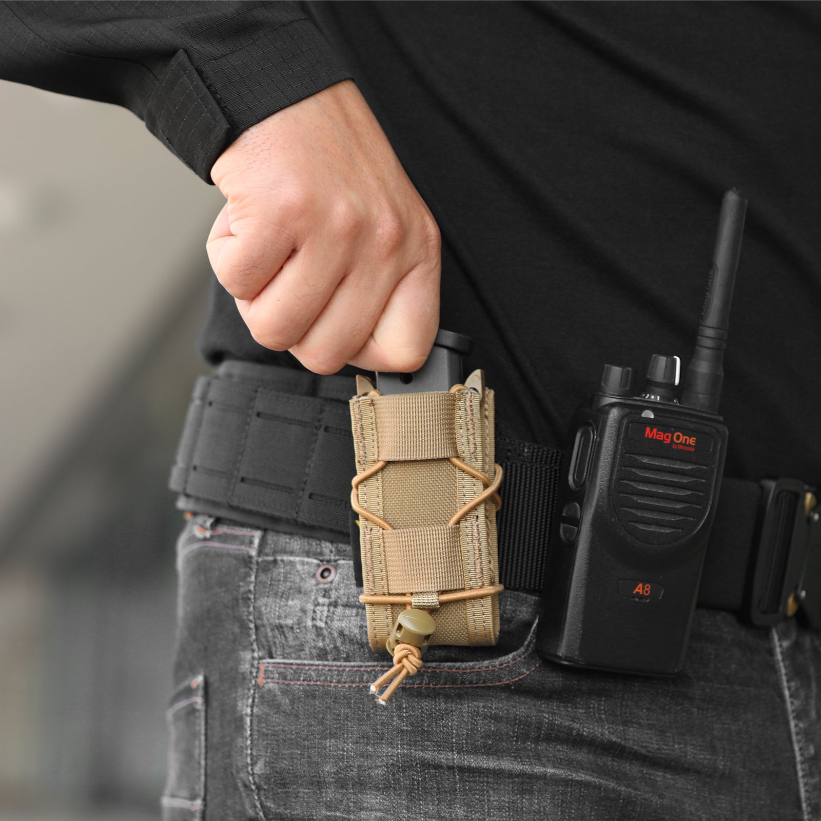 Pochette de chargeur réglable MOLLE 9 mm