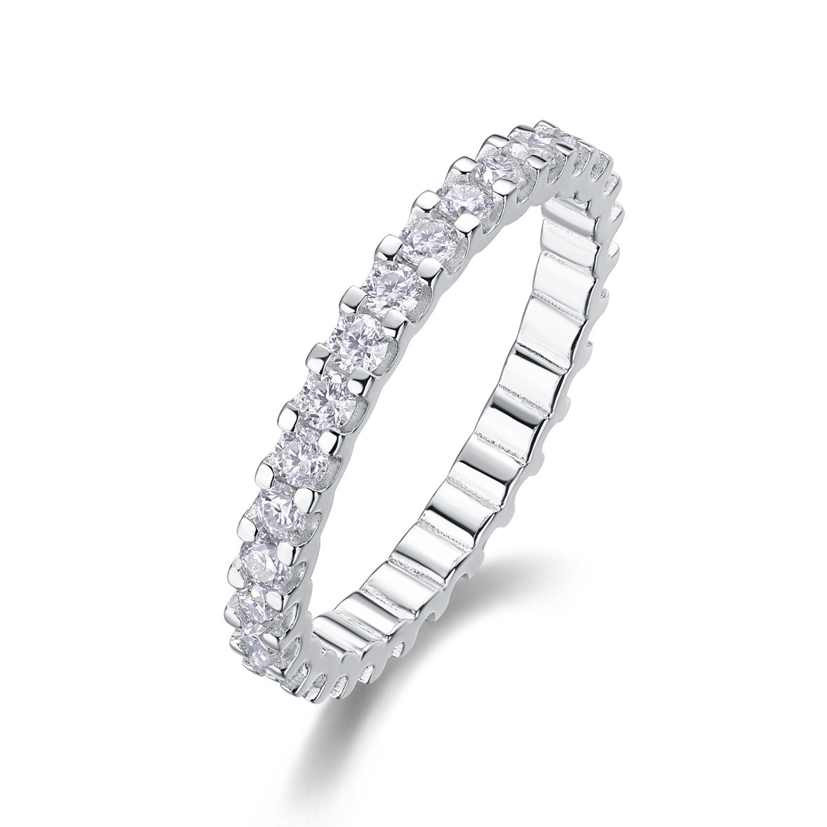 Wish Moissanite Silver Diamond Ring