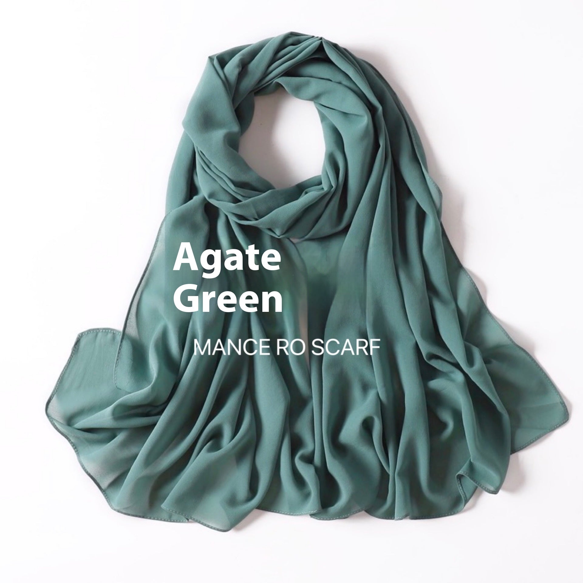 Pearl Chiffon Headscarf Veil Wrap