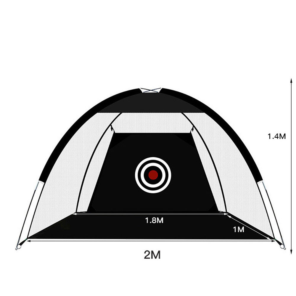Cage de pratique de golf en filet pour l'extérieur