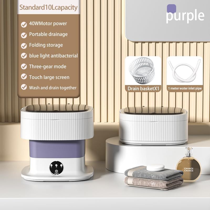 Portable Foldable Washing Machine 10L