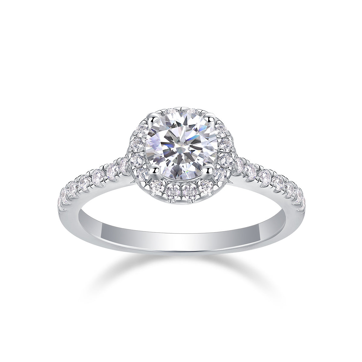 Hug Lover Large Moissanite Ring Set