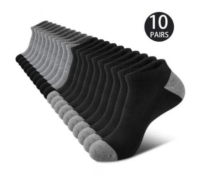 Men’s Low-Cut Cotton Ankle Socks