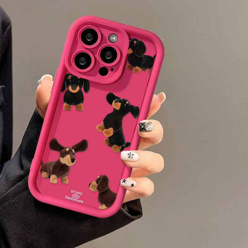 Cream Dachshund Dog Phone Case