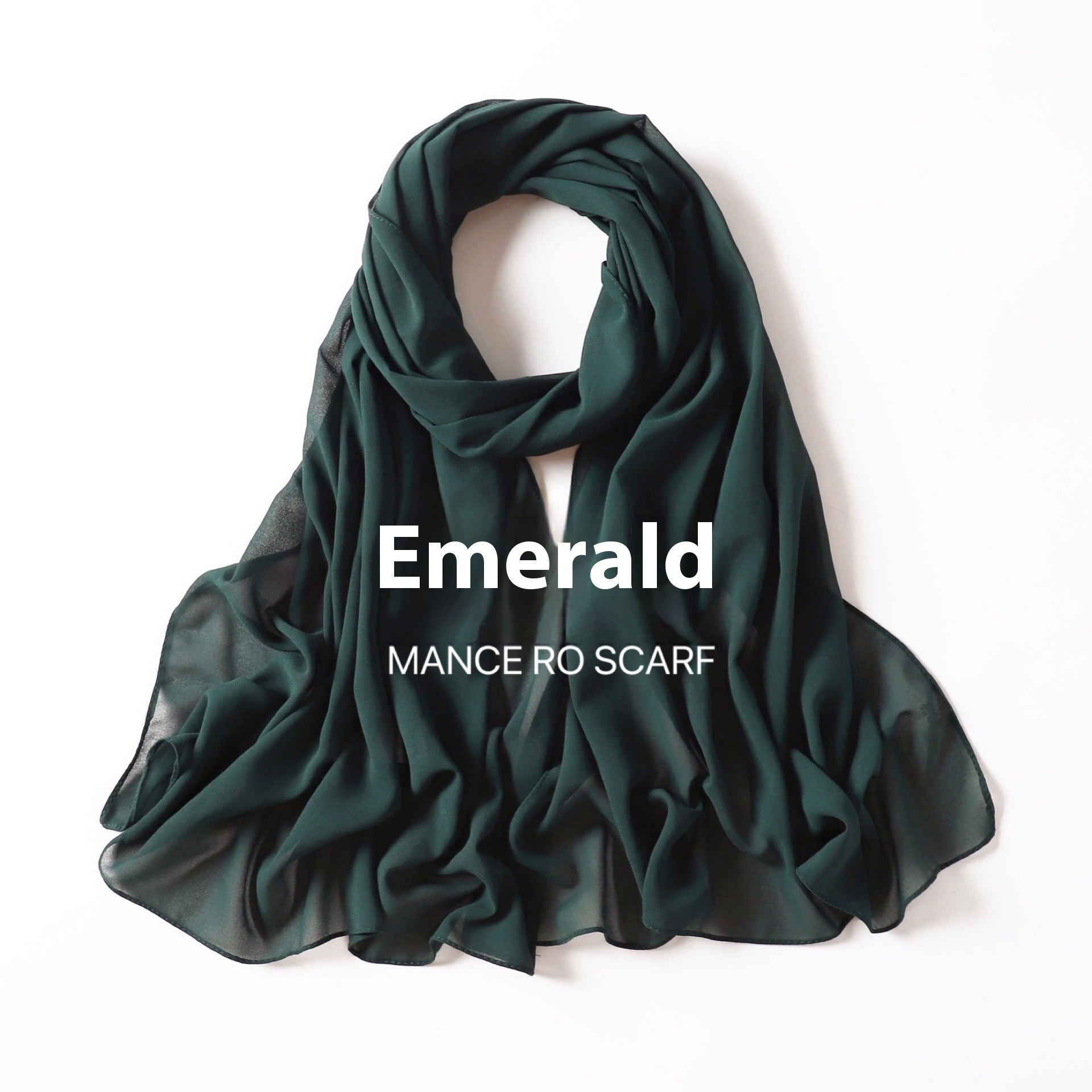 Pearl Chiffon Headscarf Veil Wrap