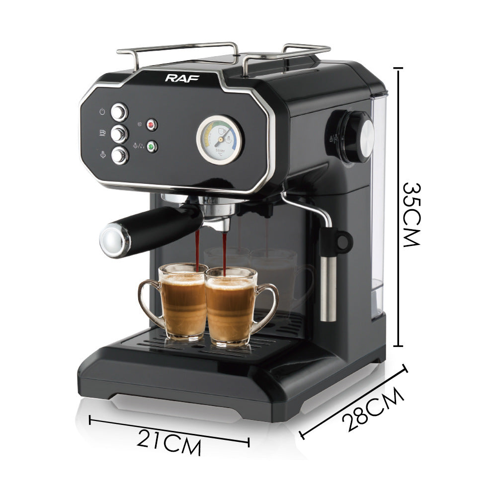 Compact Semi-Auto Steam Coffee Machine