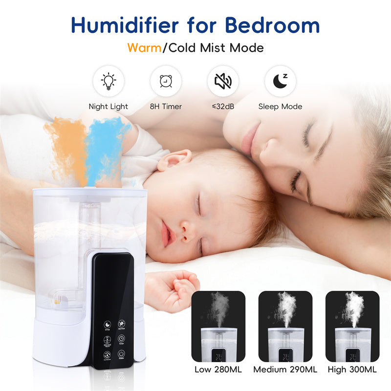 6L Large Humidifier with UV & Remote