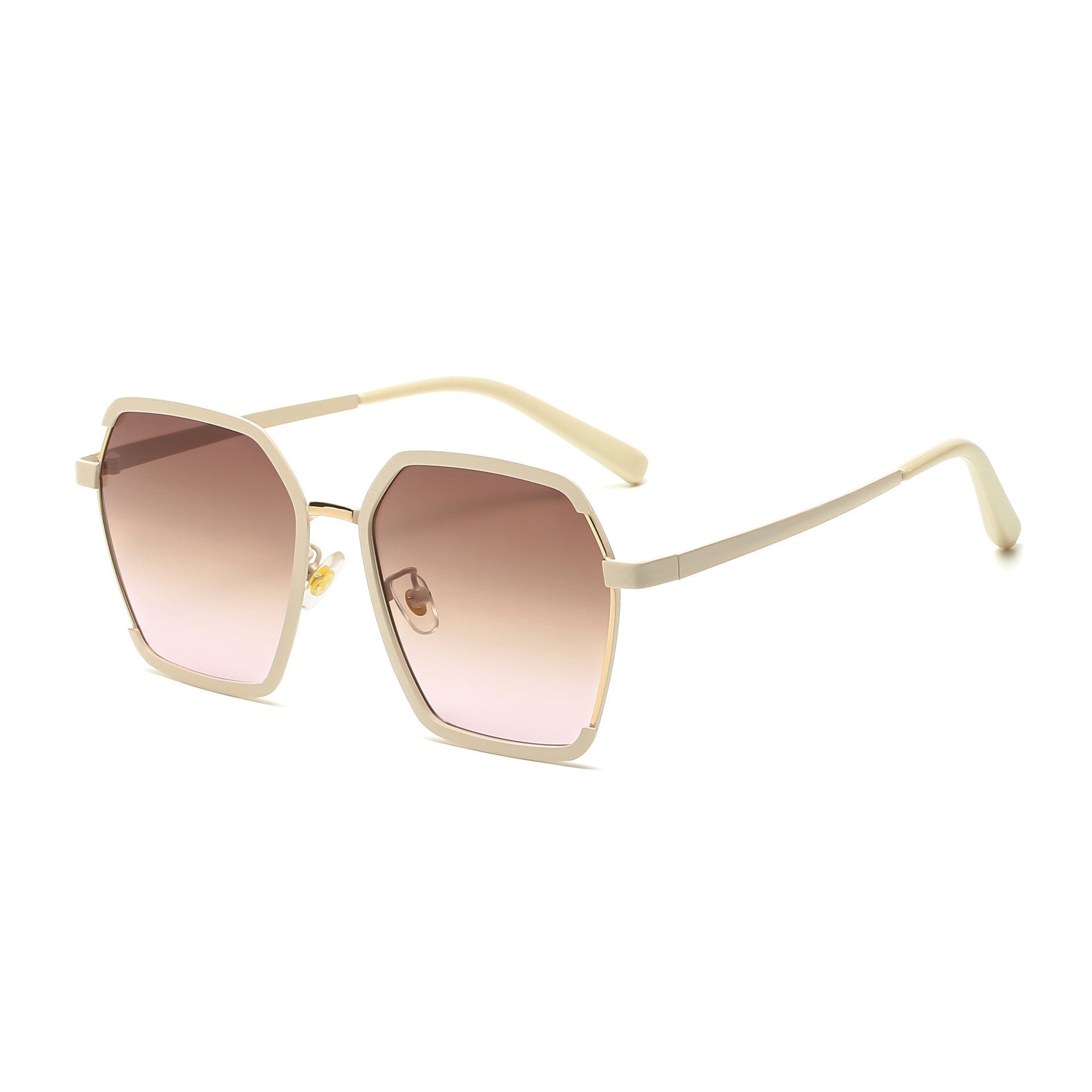 Ins Vintage Half-Frame Sunglasses