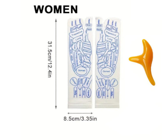 Chaussettes de massage des pieds par acupression