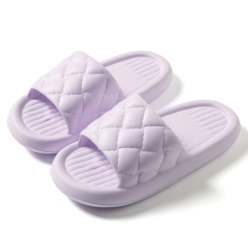 Rhombus Non-Slip Lightweight Slippers