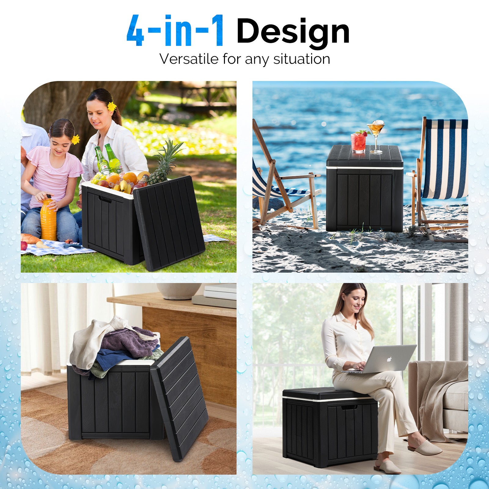 10 Gallon Cooler Side Table for Outdoors