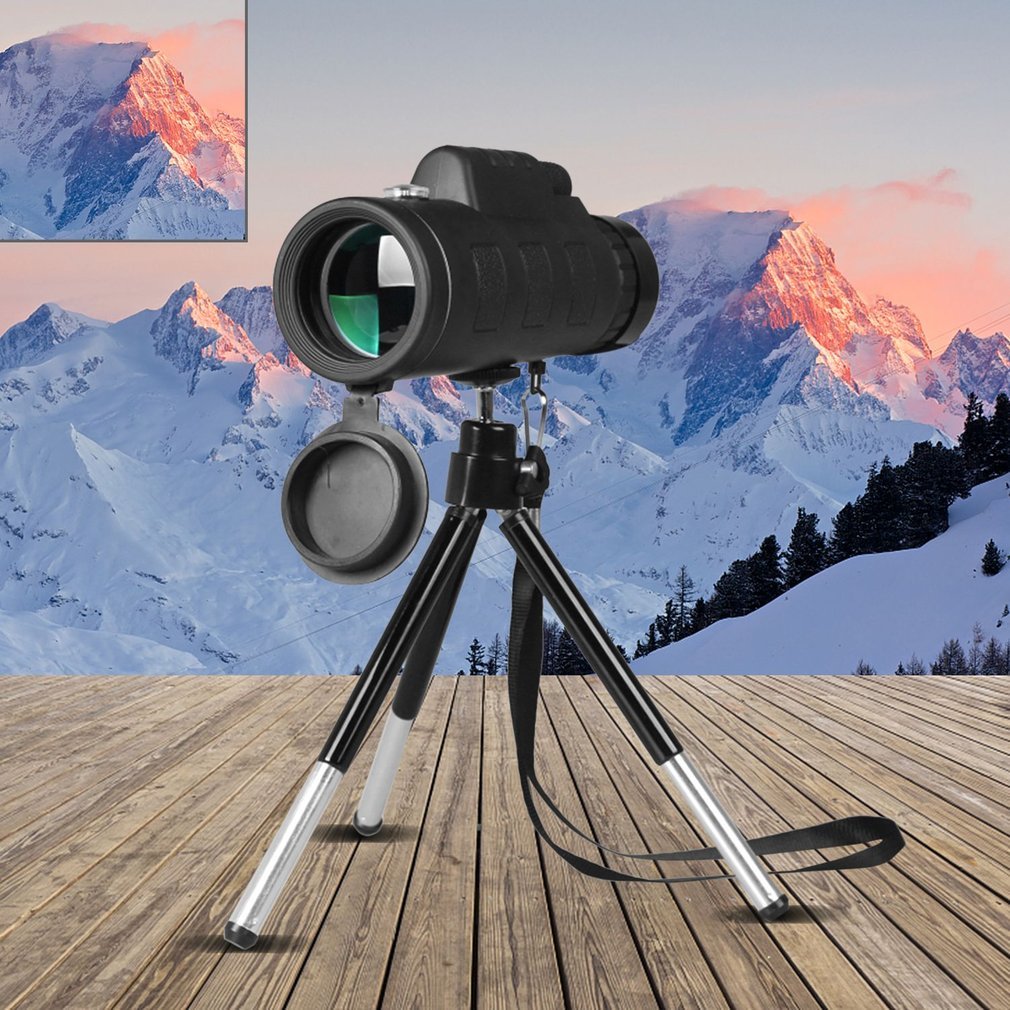 Monocular Zoom Telescope with Tripod