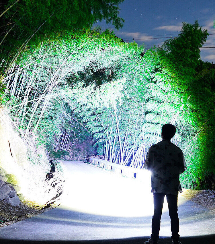 Rechargeable LED Flashlight, 8 Mode Searchlight