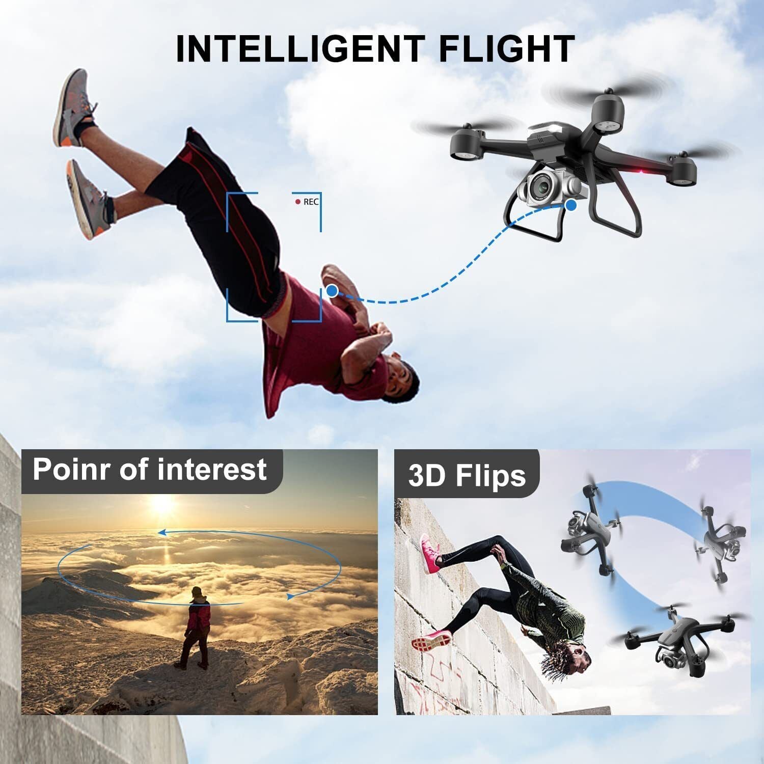 V14 Pro Drone 6K HD Dual Camera Wi-Fi FPV