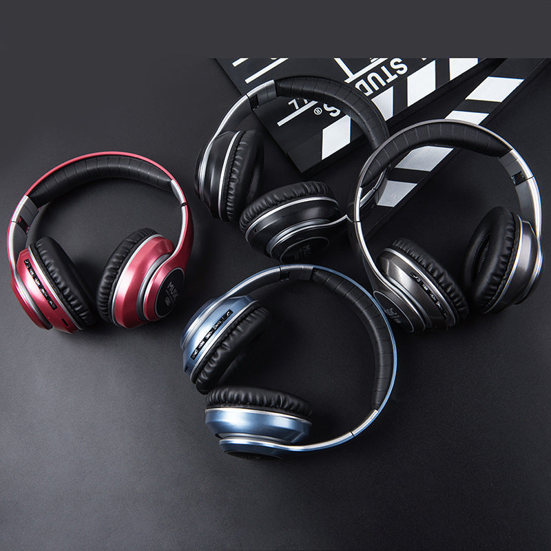 Folding LED Wireless Over-Ear Sports Headphones