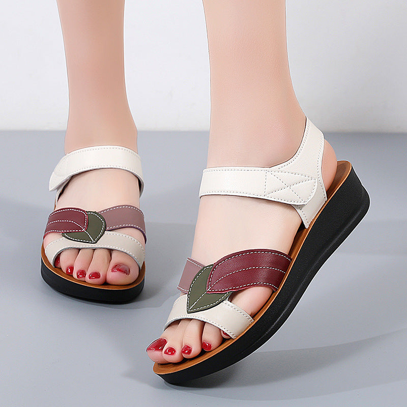 Women’s Summer Thick-Soled Velcro Sandals