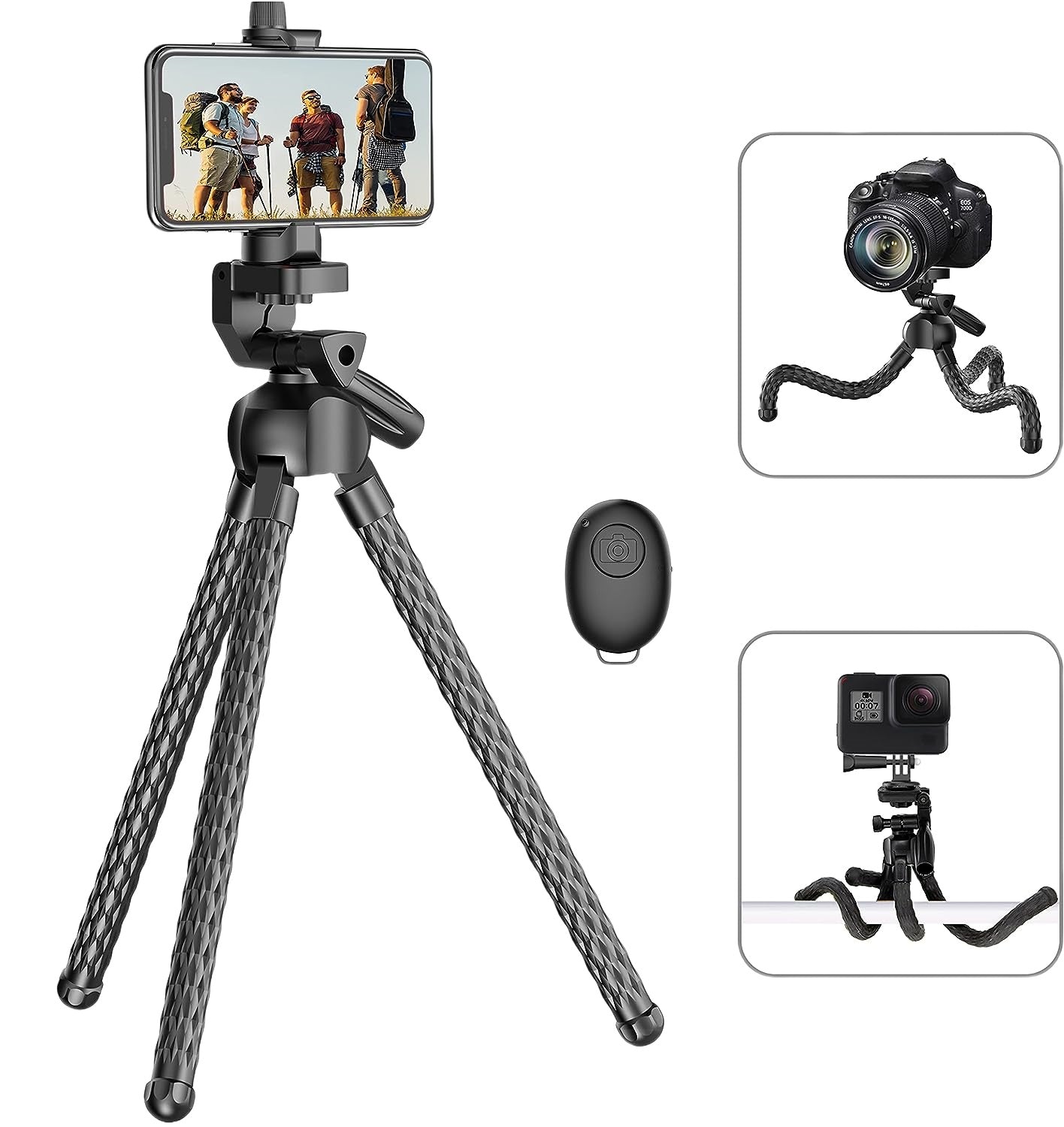 Flexible Tripod Selfie Stick for Phones