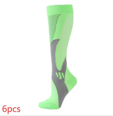 Chaussettes de compression élastiques pour le sport