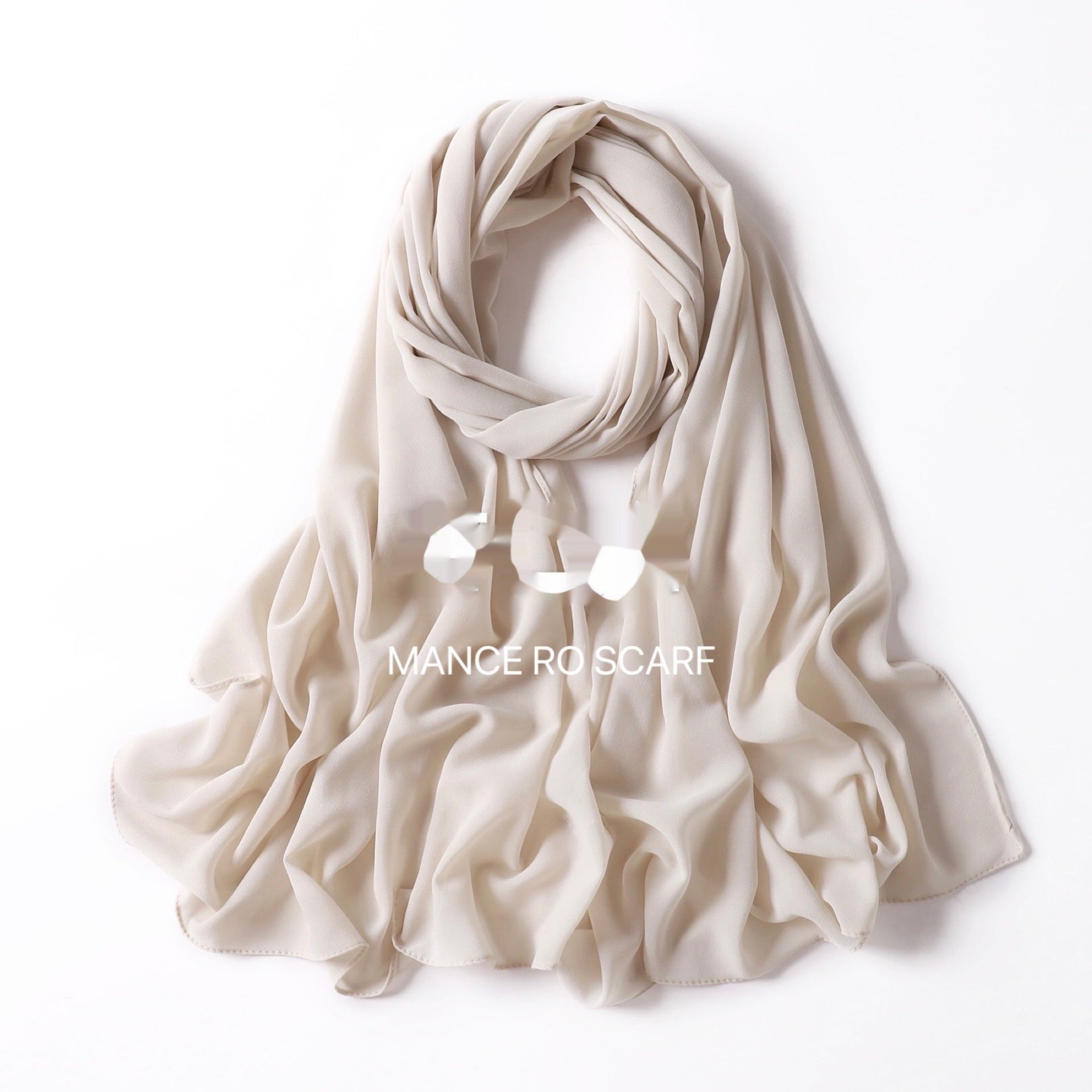 Pearl Chiffon Headscarf Veil Wrap