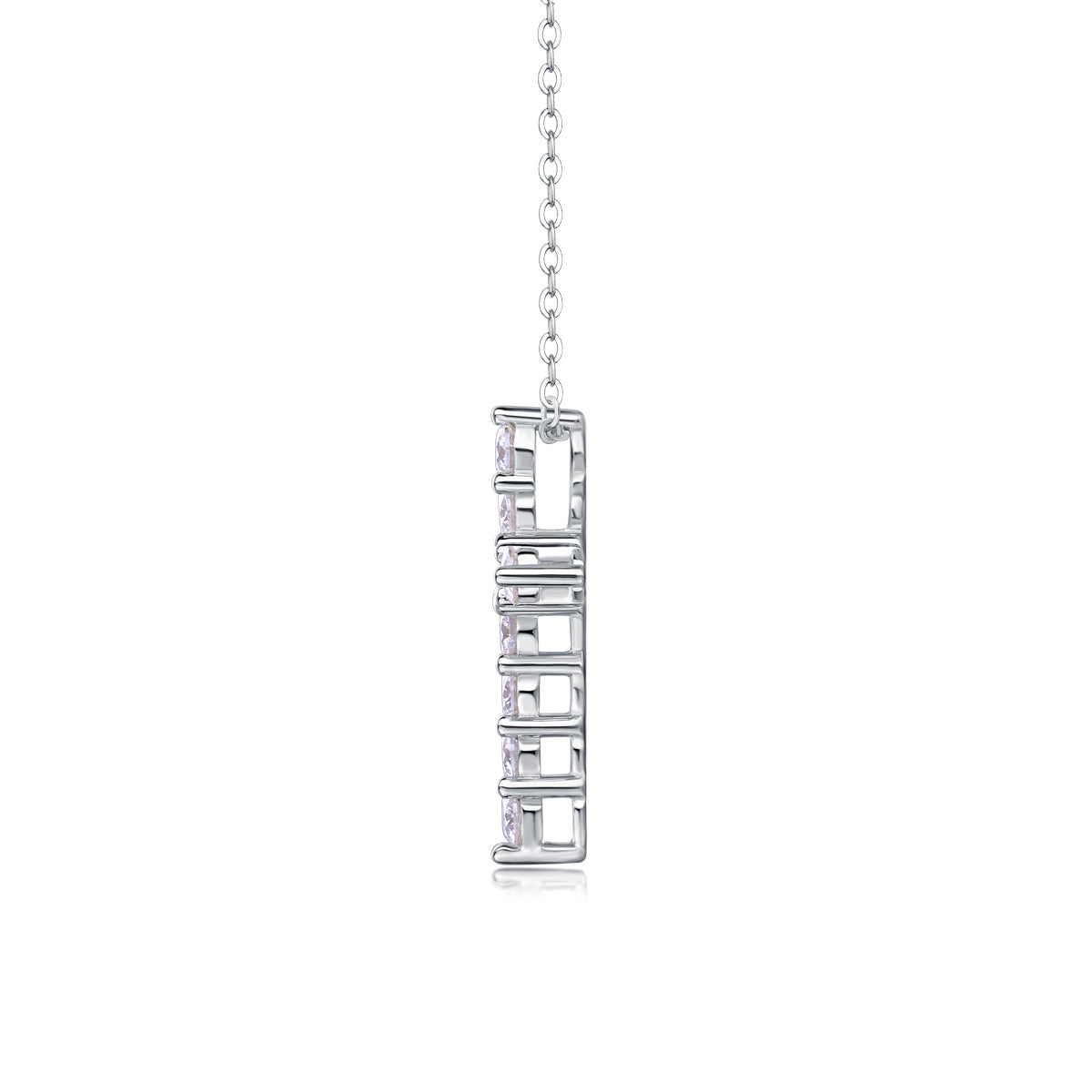 Faith Diamond Pendant Necklace Set