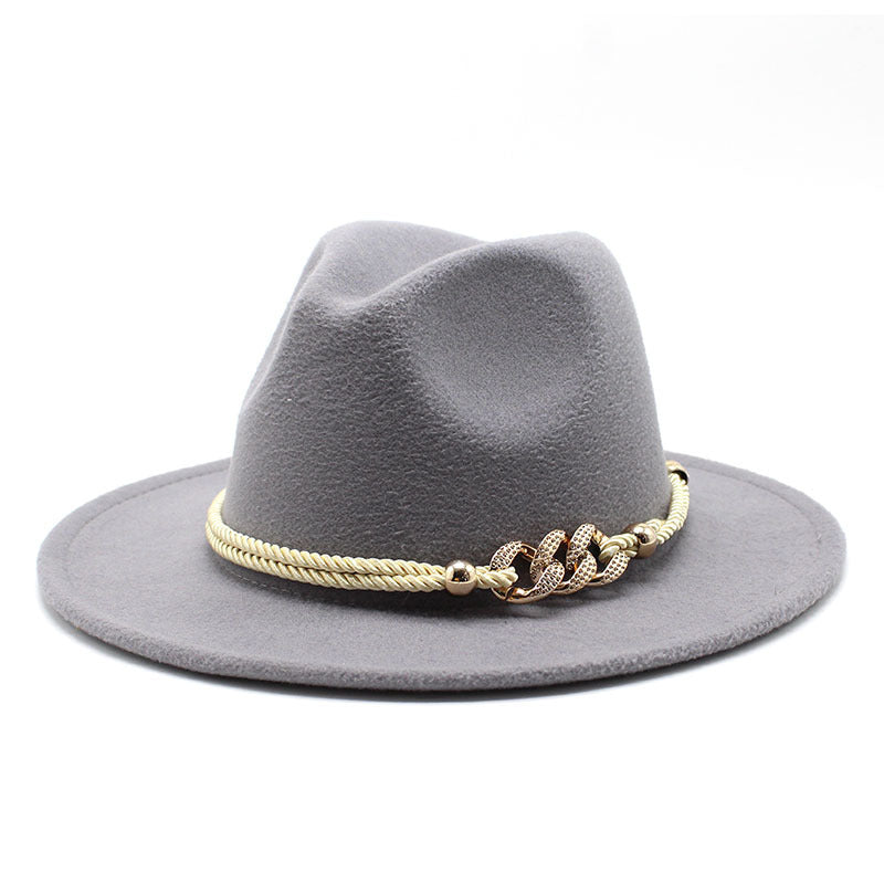 Chapeau Fedora vintage britannique pour femme