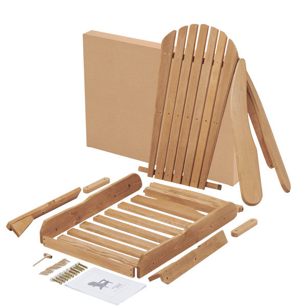 Wooden Folding Outdoor Beach Chair Set