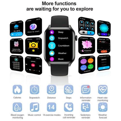 Smart Watch Fitness Tracker Waterproof