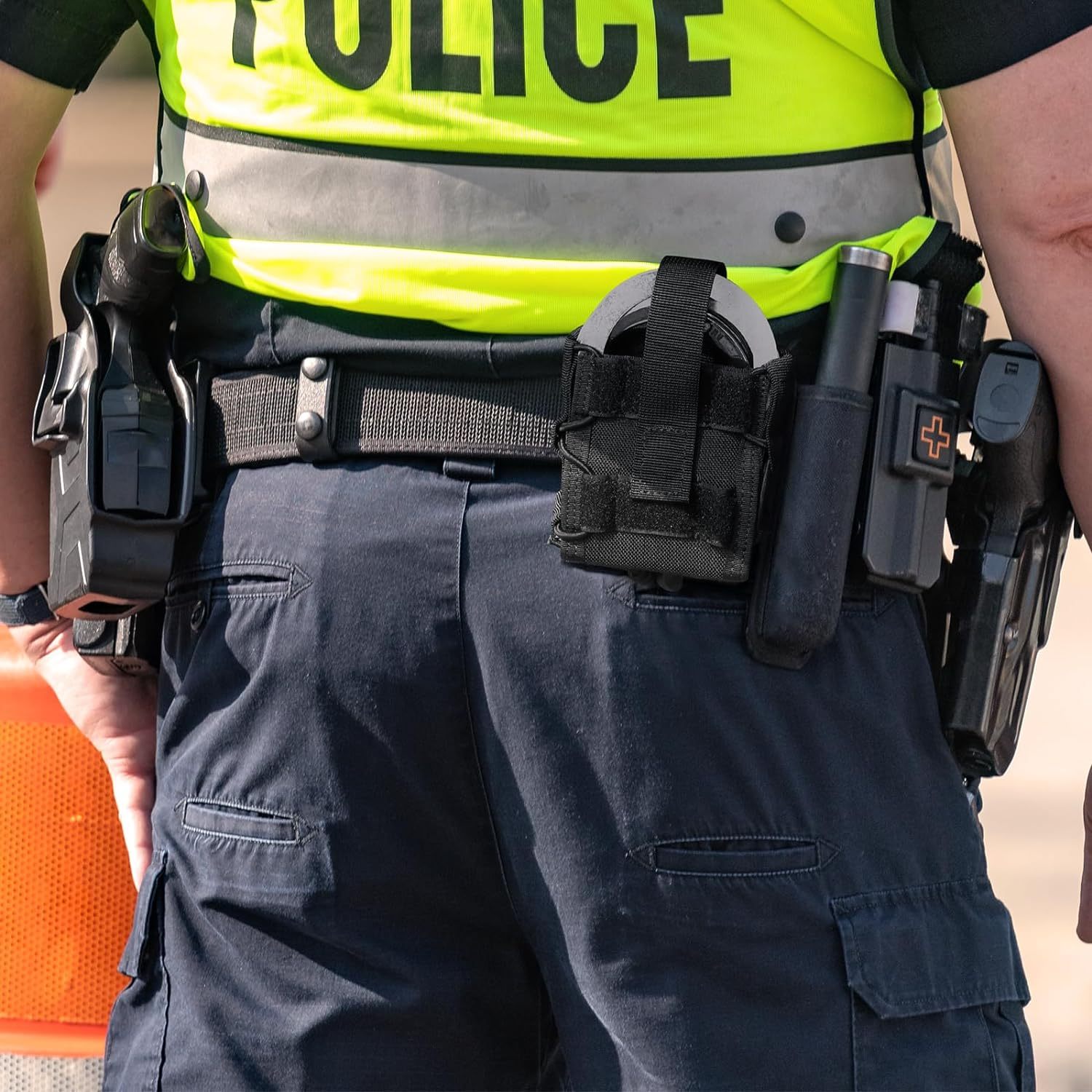 Pochette tactique MOLLE pour menottes doubles